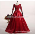 Elegantes wulstiges rotes formales Abschlussball-Ballkleid-Kleid-Abend-Kleid-Abschlussball-Kleid-Kleid